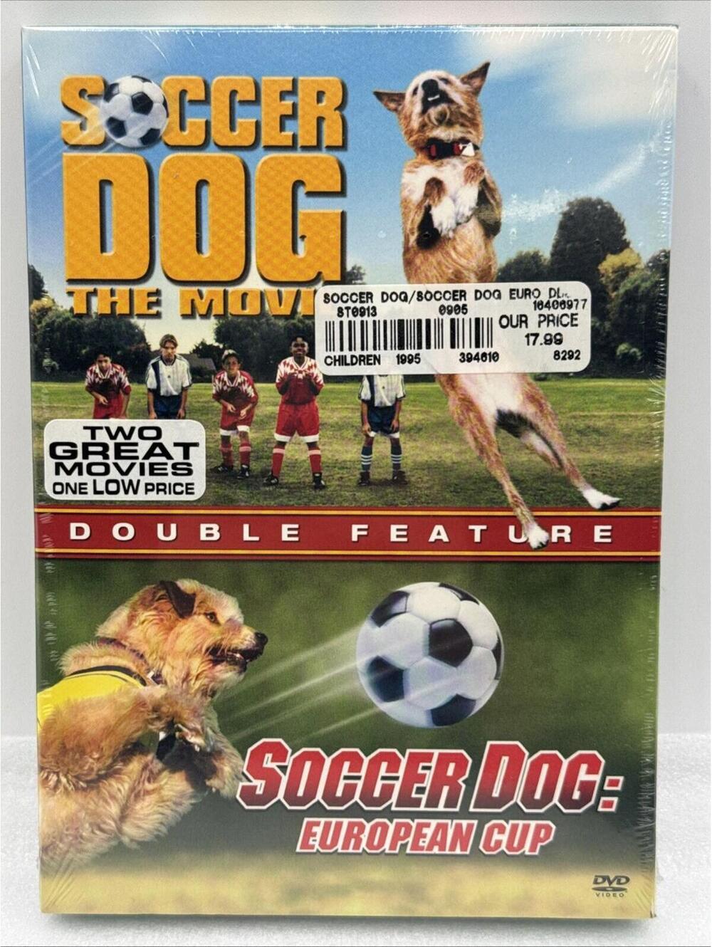 2005 Soccer Dog The Movie & Soccer Dog European Cup DVD Set 2 Kids Movies NEW
